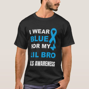 ICH TRAGE BLAU FÜR MEINE LIL BRO ALS AWARENESS T-Shirt