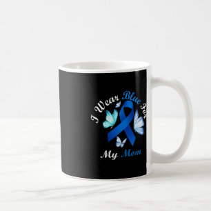 Ich trage Blau für meine Mama Butterfly Diabetes A Kaffeetasse