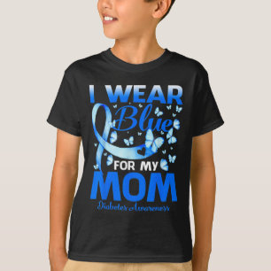 Ich trage Blau für meine Mama Diabetes Awareness M T-Shirt