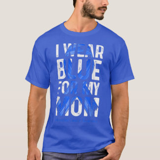 Ich trage Blau für meine Mama Kolorektalkarzinome T-Shirt