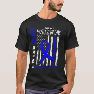 Ich trage Blau für meine Mutter im Jura Colon Canc T-Shirt
