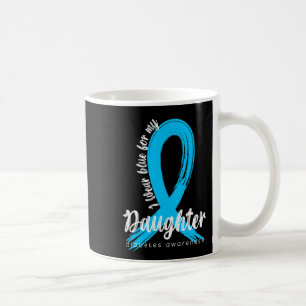 Ich trage Blau für meine Tochter Diabetes Awarenes Kaffeetasse