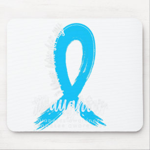 Ich trage Blau für meine Tochter Diabetes Awarenes Mousepad