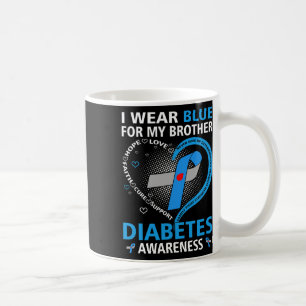 Ich trage Blau für meinen Bruder Hoffnung Liebe Di Kaffeetasse
