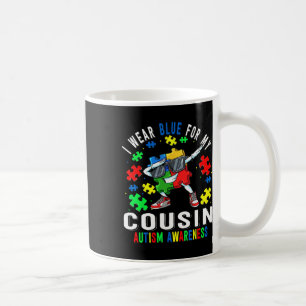Ich trage Blau für meinen Cousin Autismus Bewussts Kaffeetasse