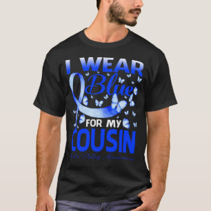 Ich trage Blau für meinen Cousin Erb's Palsy Aware T-Shirt