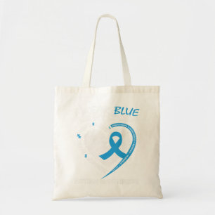 Ich trage Blau für meinen Cousin, weil der Feig me Tragetasche