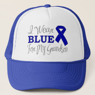 Ich trage Blau für meinen Enkel (blaues Band) Truckerkappe