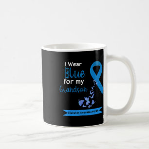 Ich trage Blau für meinen Enkel Diabetes Awareness Kaffeetasse