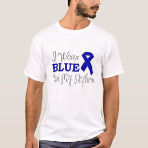 Ich trage Blau für meinen Neffeen (blaues T-Shirt