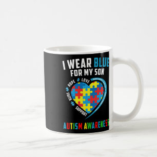 Ich trage Blau für meinen Sohn, der am Tag der Auf Kaffeetasse