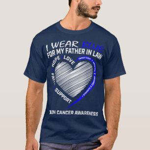 Ich trage Blau für meinen Vater im Jura Colon Canc T-Shirt