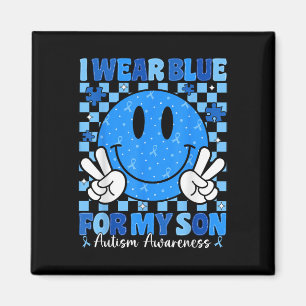 Ich trage Blue für meinen Sohn Autismus Awareness Magnet