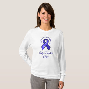 Ich trage diese ME CFS Band für Personalisiertes S T-Shirt