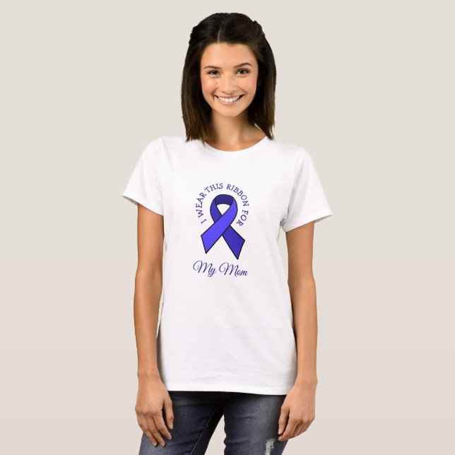 Ich trage diese ME CFS Ribbon für Personalisiertes T-Shirt (Vorne ganz)