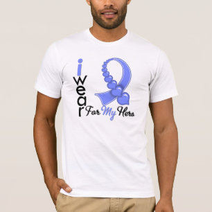 Ich trage ein Band für meinen Held - T-Shirt