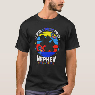 Ich trage ein Puzzle für meinen Neffen, coole Auti T-Shirt