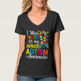 Ich trage ein Rätsel für meine Tochter Autismus Aw T-Shirt