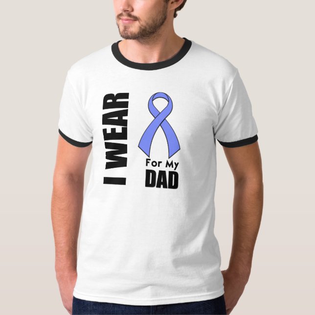 Ich trage ein Singrün-Band für meinen Vati T-Shirt (Vorderseite)