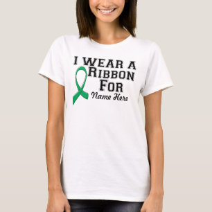 Ich trage eine grün-grüne Multifunktionsleiste T-Shirt