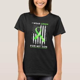 Ich trage eine grüne Flagge für mein Sohn T-Shirt