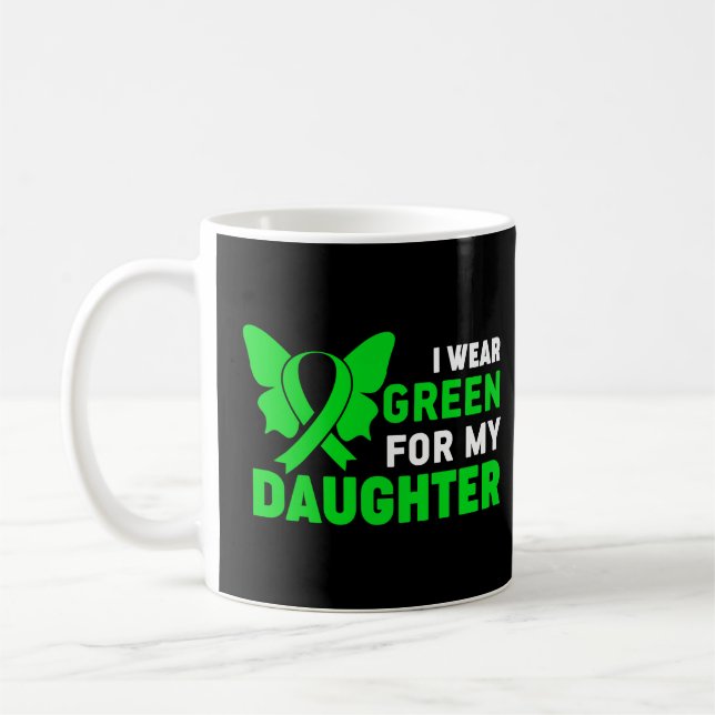 Ich trage eine Tochter-Bubentante-Zwergtruppe Kaffeetasse (Links)