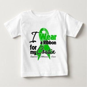 Ich trage einen grünen Band für meinen Cousin Baby T-shirt