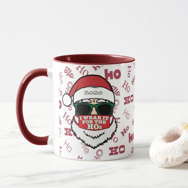 Ich trage es für das Weihnachtsfest der Weihnachts Tasse (Mit Donut)