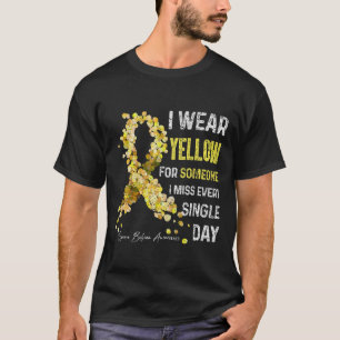 Ich trage Gelb für Jemand Spina Bifida Bewusstsein T-Shirt