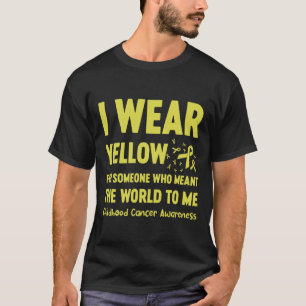 Ich trage Gelb für jemanden, der mir sehr viel bed T-Shirt