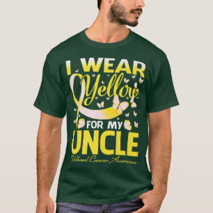 Ich trage Gelb für meinen Onkel Krebs Awaren T-Shirt