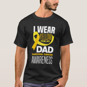 Ich trage Gelb für meinen Vater Sarcoma Krebs Bewu T-Shirt