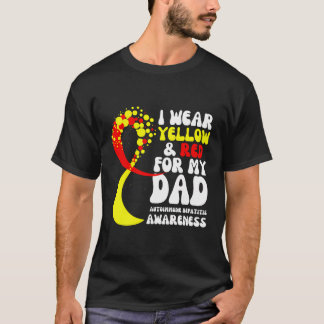 Ich trage Gelbrot für meinen Vater Autoimmunhepati T-Shirt