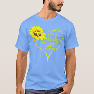 Ich trage Gold für meine Enkelin Kinderkrebs T-Shirt