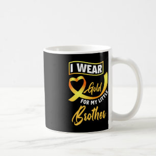 Ich trage Gold für meinen kleinen Bruderkrebs Kaffeetasse