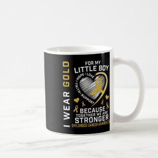Ich trage Gold für meinen kleinen Sohn, den Krebs Kaffeetasse