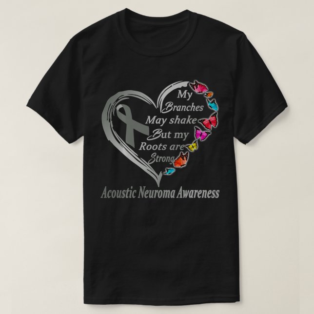 Ich trage Grau für den akustischen Neroma-Bewussts T-Shirt (Design vorne)