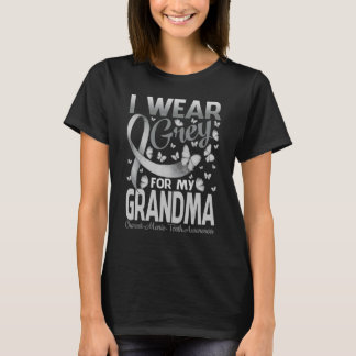 Ich trage Grau für meine Großmutter Charcot Marie T-Shirt