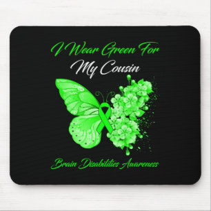 Ich trage Green für meinen Cousin vor dem Krieg Mousepad