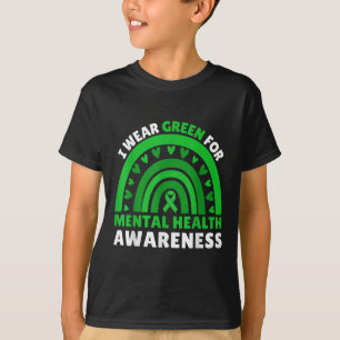 Ich trage Green für Mental Health Awareness Month T-Shirt