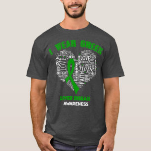 Ich trage Grün für das Bewusstsein für Lebererkran T-Shirt