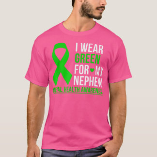 Ich trage Grün für das Bewusstsein für psychische T-Shirt