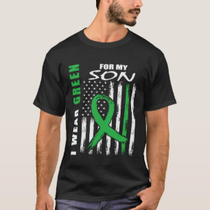 Ich trage Grün für das Nierenerkrankungsbewusstsei T-Shirt