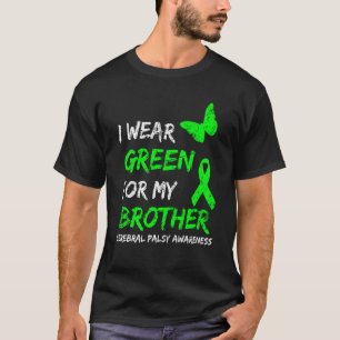 Ich trage Grün für das Zerebralparese-Band meines T-Shirt