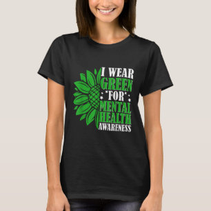 Ich trage Grün für die monatliche Sonne der psychi T-Shirt