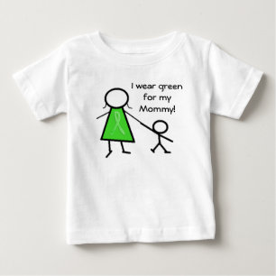 Ich trage grün für mein Mummy-Shirt Baby T-shirt