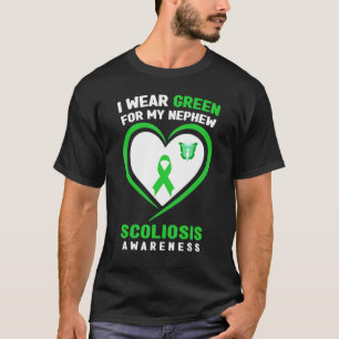 Ich trage Grün für mein Nephew-Skoliose-Bewusstsei T-Shirt