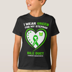 Ich trage Grün für mein Stepdad-Bile-Dukte-Krebsge T-Shirt