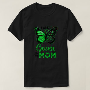 Ich trage Grün für meine Mama Schmetterling Nieren T-Shirt