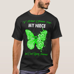 Ich trage Grün für meine Nichte Rückenmarksverletz T-Shirt